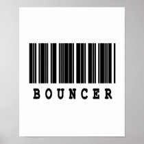 bouncer barcode design poster