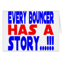 Bouncer Greeting Card
