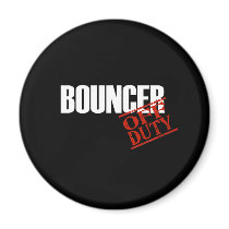 BOUNCER DARK REFRIGERATOR MAGNET