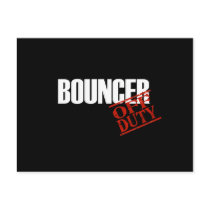 BOUNCER DARK POST CARD
