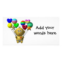 BOUNCING BABY BOY WITH 10 BALLOONS
