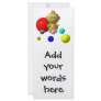 BOUNCING BABY GIRL WITH 8 BALLS RACK CARDS