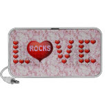 Bouncing Hearts Love Rocks Speaker speakers