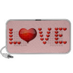 Bouncing Love Hearts Speaker speakers