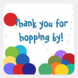 Bouncing Party Thank You Stickers