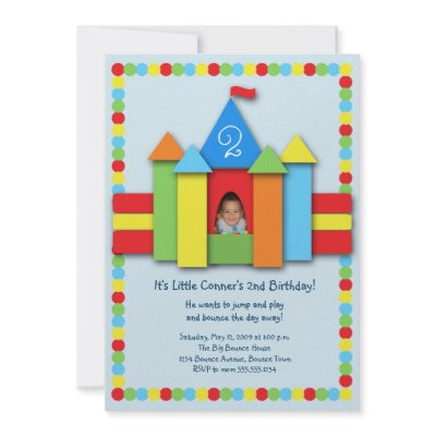 Bouncy Bithday Invitation by DesignsByGeorgia