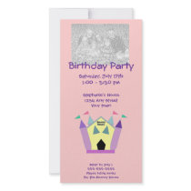 Bouncy House Birthday Party Photo Cards