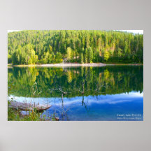 Boundry Lake, WA USA Posters