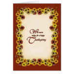 Bounty of Flowers Thanksgiving Card