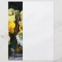 Bouquet avec des roses et des zantedeschias tract