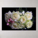 Bouquet blanc posters