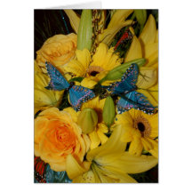 bouquet card