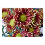 Bouquet de chute carte de vœux