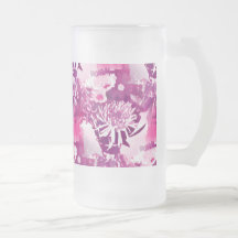 Bouquet de fleur de roses indien en collage de vas tasse à café