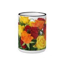 Bouquet de fleur mug à café