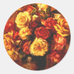 Bouquet des autocollants de beaux-arts de fleurs