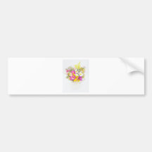 Bouquet des fleurs de champ autocollants pour voiture