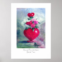 Bouquet From the Heart Poster Print