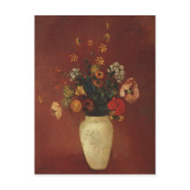 Bouquet in a Chinese Vase, Odilon Redon Postcards