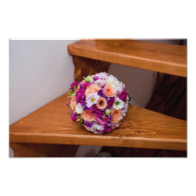 Bouquet nuptiale photo sur toile
