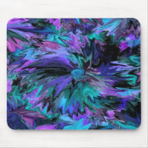 Bouquet of blue mouse pads