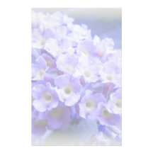 Bouquet of Blues Customized Stationery