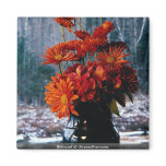 Bouquet of chrysanthemums fridge magnet