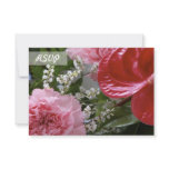 Bouquet of Flowers Photo RSVP Custom Announcements