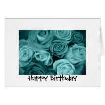 Bouquet rose tourbillonnant carte de vœux