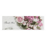 Bouquet Thank You Wedding Favour Tag business cards