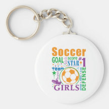 Bourne Soccer Keychains