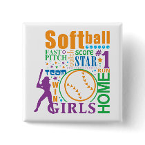 Bourne Softball Button