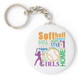 Bourne Softball keychains