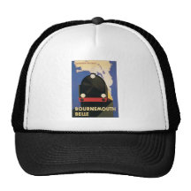 Bournemouth Belle Southern Railway Travel Poster Trucker Hats