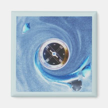 Boussole de Faux en sable Magnets Pour Réfrigérateur