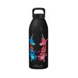 Bouteille d'eau mignonne de licornes de danse de b bouteilles