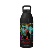 Bouteille noire de liberté de conception d'art de 
