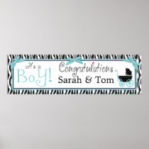 Boutique Chic Boy Banner Print
