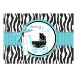 Boutique Chic Boy Invitation Card B