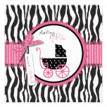Boutique Chic Card Square Custom Invitation