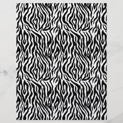 Boutique Chic Girl Dual-Sided Scrapbook Paper Custom Flyer