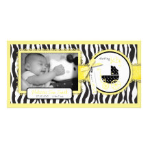 Boutique Chic Photo Card Baby