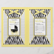 Boutique Chic Popcorn Wrapper Baby Personalized Flyer