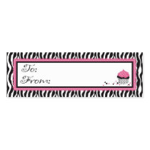 Boutique Chic Skinny Gift Tag Business Card Templates