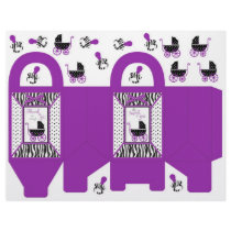 Boutique Chic Violet Favour Box