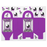 Boutique Chic Violet Favour Box flyers