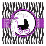 Boutique Chic Violet Invitation Square