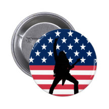 Bouton américain en métal badges