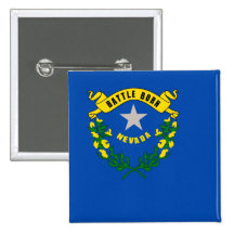 Bouton avec le drapeau du Nevada Pin's