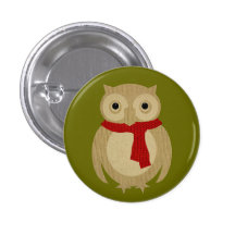Bouton confortable de hibou pin's avec agrafe